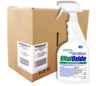 Vital Oxide Disinfectant 32oz bottles GBG Case - 6 bottles per case - VITAL OXIDE
