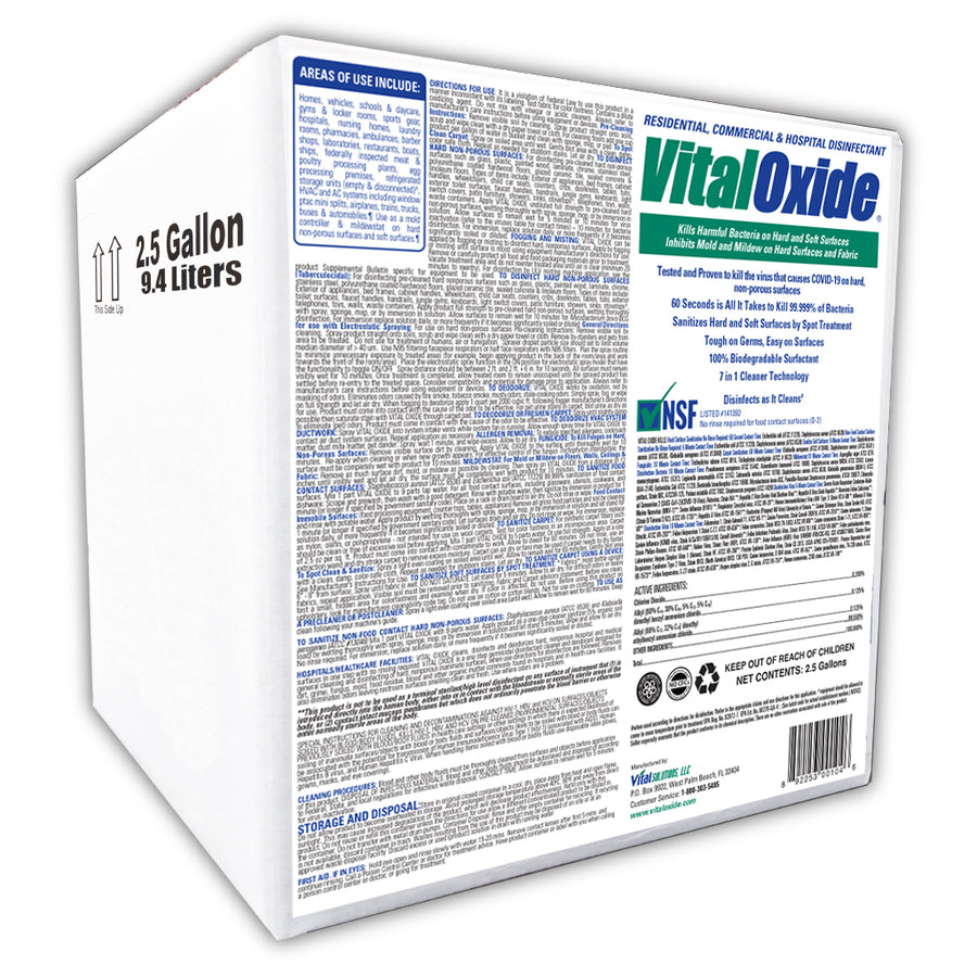 Vital Oxide 2.5 Gallon Mold Remover & Disinfectant Cleaner